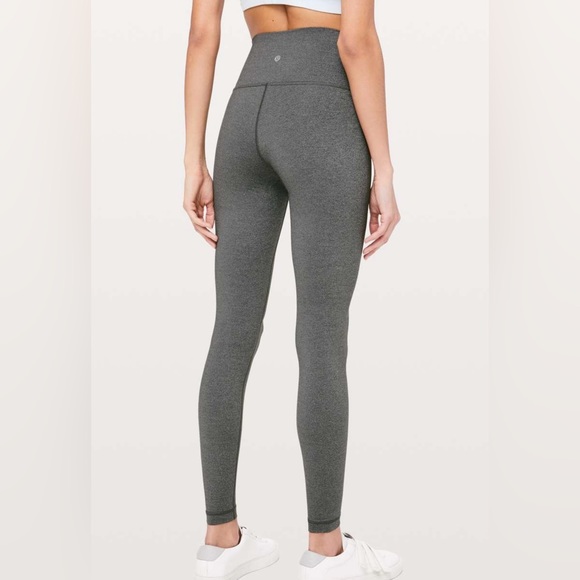 Gray lululemon wunder under leggings size 4 - Picture 1 of 7